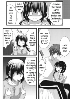 [Akane Souichi] Onii-chan to Exchange!! ~Bro-con na Imouto to Ani no Karada ga Irekawatte Shimatta Jian~ [English] [Sensualaoi] - page 10