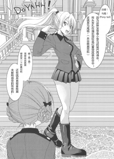 (SC2017 Autumn) [Ponyfarm (Inoue Yoshihisa)] Darjeeling-sama no Ponytail (Girls und Panzer) [Chinese] [79G个人汉化] - page 5