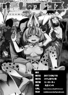 (SC2017 Summer) [Kowareta Radio (Herokey)] Kedamono Sex Friends | Animal Sex Friends (Kemono Friends) [English] {atomicpuppy} - page 41