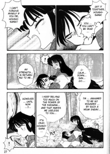 [Kaminobe (Kaminobe Kanon)] Sengoku Renbo Emaki | Falling in Love in the Warring States Era (Inuyasha) [English] [Scribe Figaro] - page 25