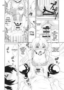 [Kissyoudo (Matsuri Miko)] Sukina Hito ni Mainichi Betabeta Karanda Kekka w (Haiyore! Nyaruko-san!) [English] [HeNaScans] [Digital] - page 11