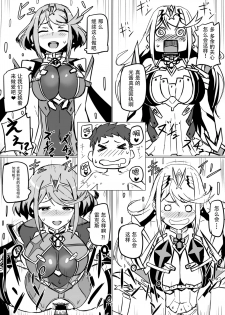 (C93) [UU-ZONE (nuezou)] Homurizebure (Xenoblade Chronicles 2) [Chinese] [脸肿汉化组] - page 8