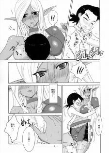 (C77) Yojouhan (Shijou Sadafumi)] Isekai no Kasshoku to Megane (Isekai no Seikishi Monogatari) - page 8