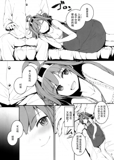 (C85) [furuike (Sumiya)] Off no Kongou to Naisho no Ohanashi (Kantai Collection -KanColle-) [Chinese] [脸肿汉化组] - page 6