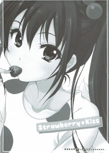 (COMIC1☆4) [SUKAPON-DO (Kagawa Tomonobu, Yano Takumi)] Strawberry Kiss (K-ON!) - page 2