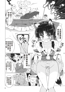 (C88) [Honoji (Puuakachan)] Ame wa Moufu no You ni (Touhou Project) [Chinese] [好想玩梗汉化组] - page 17