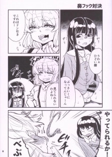 (C88) [Niha-Sympathy (Hosoi Kouzou)] Mokochin - Houraibito Hyakuban Shoubu!! (Touhou Project) - page 10