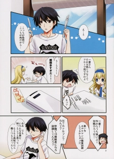 (C82) [Chagashi Saiban (Yamabuki Mook)] Lesson! (IS <Infinite Stratos>) - page 4