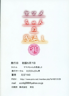 (Reitaisai 14) [Ebibinbintei (Ebi193)] Yamame-chan no Ongaeshi 3 (Touhou Project) - page 26