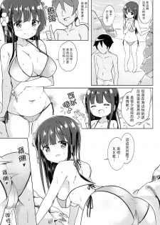 [0000 (Akito.)] Chiya-chan to Hoken Taiiku ~Umi Hen~ (Gochuumon wa Usagi desu ka?) [Chinese] [脸肿汉化组] [2017-09-03] - page 12