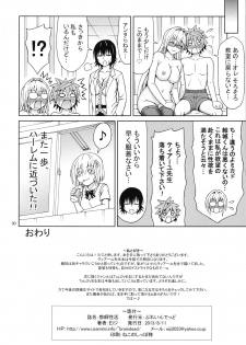 (C84) [Brain Dead (Eiji)] Kyoushi Seikatsu (To-Love Ru Darkness) - page 29