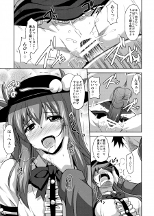 (C79) [Dokomademo Aoi Sora ni Ukabu Niku. (Nikusoukyuu.)] Tenshi-chan Maji Tenshi!! (Touhou Project) - page 12