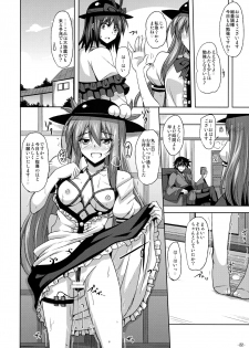 (C79) [Dokomademo Aoi Sora ni Ukabu Niku. (Nikusoukyuu.)] Tenshi-chan Maji Tenshi!! (Touhou Project) - page 22