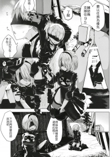 [Illumination. (Ogadenmon)] Android no Ecchi na Yatsu | 人造人在H的本本 (NieR:Automata) [Chinese] [9S2B好可愛個人漢化] [Digital] - page 9