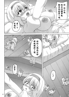 (Kouroumu 9) [Nejimaki Kougen (Kirisawa Tokito)] Aiiro Alice Ningyou (Touhou Project) [Chinese] [EGO自漢化] - page 13