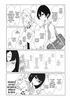 (C91) [Super Flat Lolinitron (Focke Wolf)] Tanaka-Imouto ga Warito Sakarige (Tanaka-kun wa Itsumo Kedaruge) [English] {Hennojin} - page 2