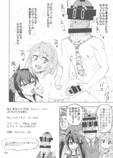 (Utahime Teien 16) [Nekousa Pudding (Ra-men)] Haru to Risa to S Producer (THE IDOLM@STER CINDERELLA GIRLS) - page 32