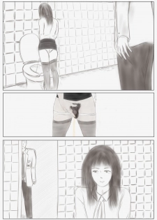 Crossdress teacher in toilet :  toilet rape - page 7