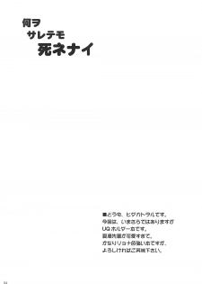 (COMIC1☆13) [Chi-Ra-Rhyzhm (Hidaka Toworu)] Nani o Sarete mo Shinenai (UQ HOLDER!) - page 3
