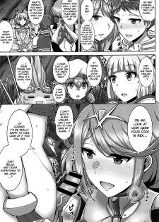 (COMIC1☆13) [Yuasa Rengou (Jean Louis)] Ecchi na Blade wa Suki desu ka? | Do You Prefer a Lewd Blade? (Xenoblade Chronicles 2) [English] {Doujins.com} - page 2