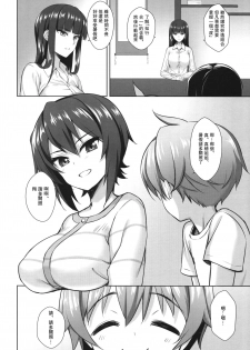 (C91) [Yakiniku Tabetai (Derauea)] Nishizumi Maho no Suimin Kansatsu (Girls und Panzer) [Chinese] [瓜皮汉化] - page 6