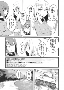 (COMIC1☆13) [Hi-Per Pinch (clover)] GIRLS and CAMPER and NUDIST (Girls und Panzer) - page 2