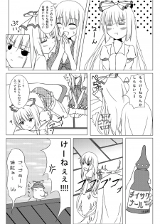 (C84) [Idobata Kaigisho (Fried)] Watashi no Kawaii Mokotan (Touhou Project) - page 23