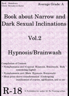 [Semakute Kurai (Kyouan)] Book about Narrow and Dark Sexual Inclinations Vol.2 Hypnosis/Brainwash [English][SMDC]