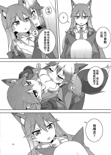 (C93)[Umenomi Gahou (Umekiti)] Kitsune no hoken taiiku (Kemono Friends)[Chinese][大友同好会] - page 18