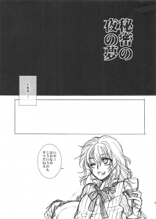 (Reitaisai 8) [Earthean (Syoukaki)] Himitsu no Yoru no Yume (Touhou Project) - page 4