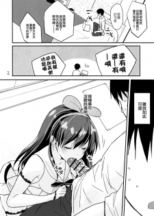 (pixivMARKET) [GOUACHE BLUE (Mizushima Sorahiko)] Jitome no Ai-chan ga Suki (Kizuna Ai) [Chinese] [code183漢化] - page 2