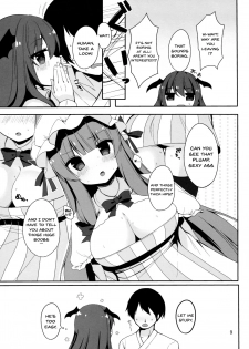 (Kouroumu 10) [Chocolate Synapse (Shika Yuno)] Mukyuutto! Patchouli Sensei (Touhou Project) [English] {Doujins.com} - page 5