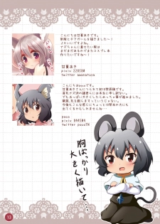 [Poco Natsu (Amanatsu Aki, poco)] Daisuki na Nazrin to Love Love Cosplay Ecchi (Touhou Project) [Digital] - page 13