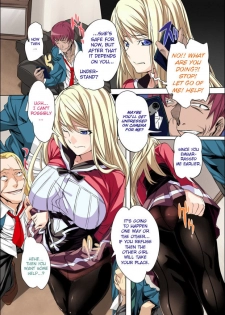 [Dodai Shouji] Kuppuku Reijou GOLD ~Kyouhaku Naki Ikase~ Ch. 1 - Hamerareta Reijou, Zenra de Aigan Suru Joshikousei [English] [Digital] - page 5