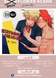 (Douyara Deban no Youda! 10) [SCO.LABO (shoco)] Yuujou Heni | Redefining Friendship (Boku no Hero Academia) [English] [Decensored] - page 35