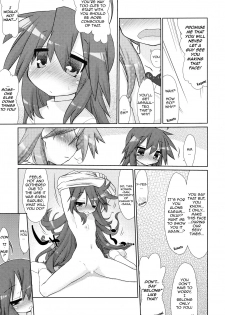 (C77) [CELTRANCE (Kogaku Kazuya)] Ijiwaru Kagami. Ijirare Konata. | Meanie Kagami. Teased Konata. (Lucky Star) [English] [The Chrysanthemum Translations] - page 17