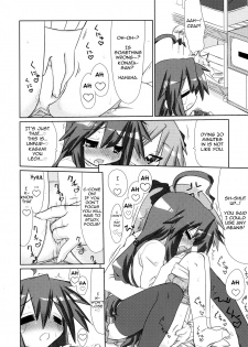 (C77) [CELTRANCE (Kogaku Kazuya)] Ijiwaru Kagami. Ijirare Konata. | Meanie Kagami. Teased Konata. (Lucky Star) [English] [The Chrysanthemum Translations] - page 10