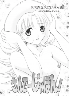 (C65) [NEKOYA-SYSTEMZ (Okazaki Nao)] San de ja pon! ~ Nichiyobi no asa wa moete iru ka ~ (Ashita no Nadja) - page 2