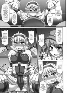 (Kouroumu 9) [Stapspats (Hisui)] Gensoukyou Futanari Chinpo Wrestling 3 - Kamen Ningyou Tsukai A VS Devil Nitori (Touhou Project) [English] [robypoo] - page 29