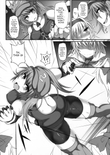 (Kouroumu 9) [Stapspats (Hisui)] Gensoukyou Futanari Chinpo Wrestling 3 - Kamen Ningyou Tsukai A VS Devil Nitori (Touhou Project) [English] [robypoo] - page 22