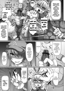 (Kouroumu 9) [Stapspats (Hisui)] Gensoukyou Futanari Chinpo Wrestling 3 - Kamen Ningyou Tsukai A VS Devil Nitori (Touhou Project) [English] [robypoo] - page 19