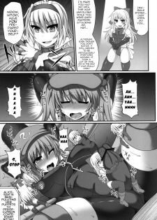 (Kouroumu 9) [Stapspats (Hisui)] Gensoukyou Futanari Chinpo Wrestling 3 - Kamen Ningyou Tsukai A VS Devil Nitori (Touhou Project) [English] [robypoo] - page 23