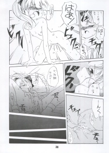 [Itaba Tatamiten (Itaba Hiroshi)] LOS TIME (Nurse Angel Ririka SOS, Kaitou Saint Tail) - page 36