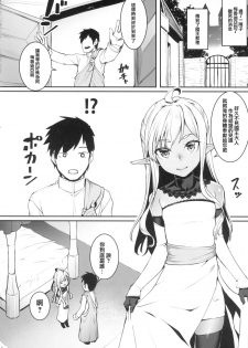 (C94) [Area14 (Kasei)] Dark Elf no Himegimi to Ichakorax [Chinese] [胸垫汉化组] - page 6