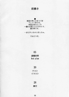 [Shimoyakedou (Ouma Tokiichi)] Red Plum (Fate/stay night) - page 3