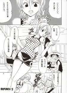 (C62) [KURIONE-SHA (YU-RI)] Shiawase Punch! 3 (One Piece) - page 2
