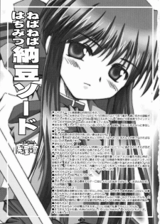 [Haiokutan] Nebaneba Hachimitsu Nattou Sword (Kanon) - page 2