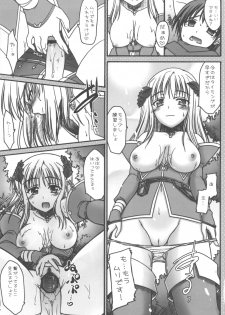 (C75) [Iiwake Gaisya (Shigemiya Kyouhei)] Koori Sara-san to Kaminari Sara-kun. (Fantasy Earth Zero) - page 10