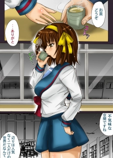 [Tobidashi Chu-i] Suzumiya Haruhi ga Koizumi Itsuki no Chou Shokushu Niyori Ryoujoku, Soshite h (The Melancholy of Haruhi Suzumiya) - page 3