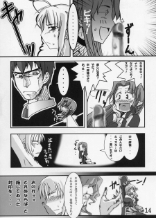 (C66) [Tougeyahonpo (Mutsuki Izumo)] Ousama no Kakushigoto. (Fate/stay night) - page 13